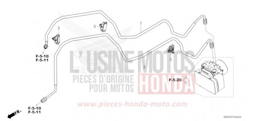 BRAKE PIPE CB500FAN de 2022